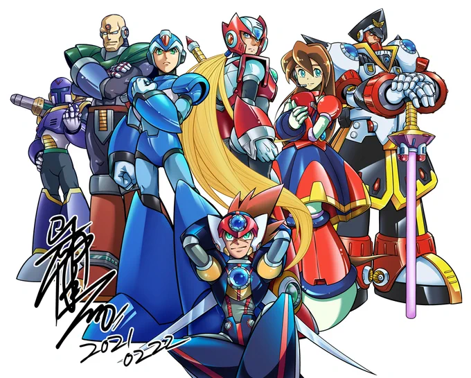 最後にホワっとした集合絵シリーズ。
#ロックマンXDiVE #ロックマンX #岩本佳浩 #復刊ドットコム 