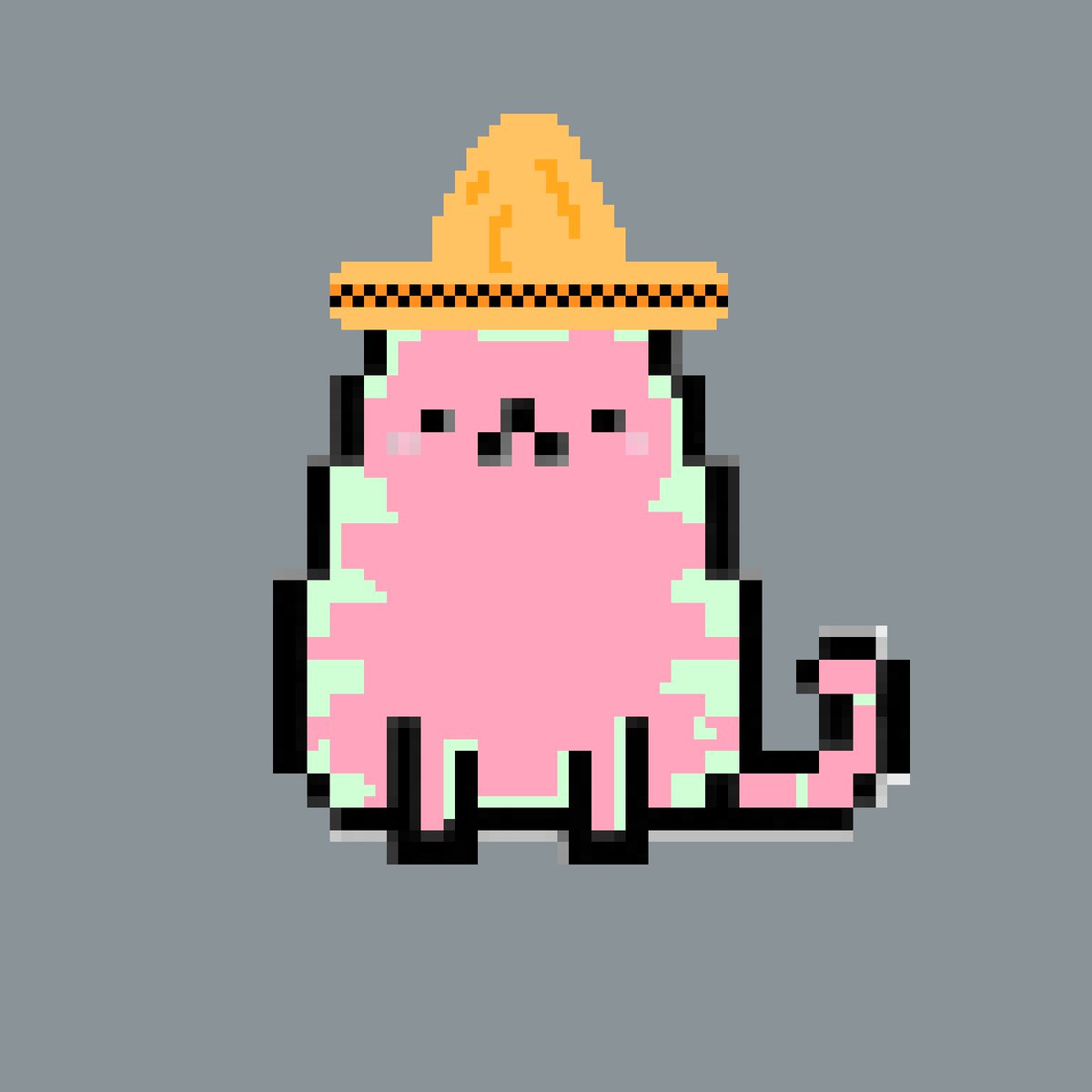 NFTHUNT3RS's tweet photo. Cool cat in a Mexican hat #NFTs #Crypto https://t.co/BkHKXXuAXa