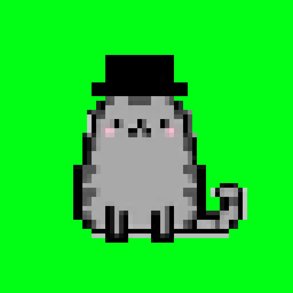 NFTHUNT3RS's tweet photo. What do you think of this rather simple cool can’t in a top hat 🎩 #nft #cat https://t.co/qo3KkEXH8X