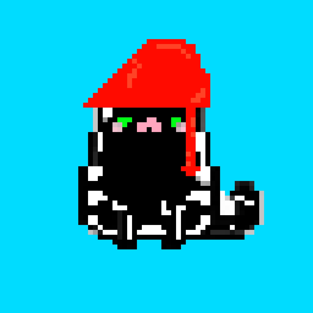 NFTHUNT3RS's tweet photo. Another remake of a cosy cool cat #nft https://t.co/zhyb8Apc1V