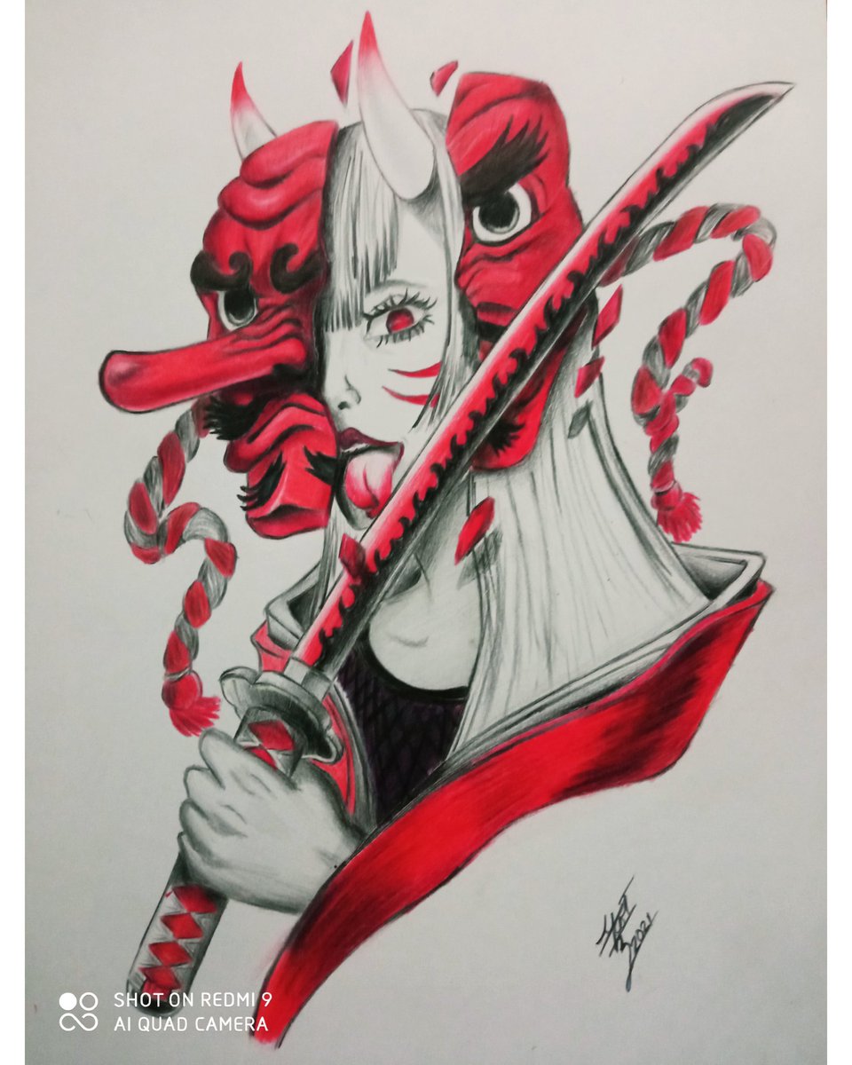 Mikomiko1441's tweet photo. Dibujo cultura japonesa 👺👺
#dibujo #dibujoalapiz #mascarajaponesa #mascara #mascararoja #japon #japonesa #demonio #dibujodedemonio https://t.co/NrRTQvGZXQ
