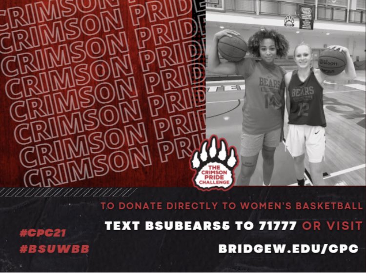 Please consider supporting the Bridgewater State Women’s Basketball team!! Any donation is greatly appreciated! Please click on the link!! #GOBEARS ❤️🐻🏀

app.mobilecause.com/vf/BSUBEARS/te…