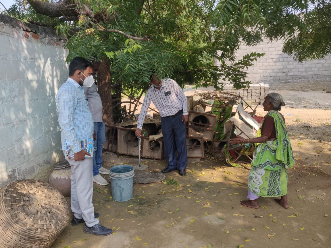 mb_telangana's tweet photo. Our #missionbhagiratha SEs Sri G.Krishnaiah SE #Bhongir sir inspected villages of #Mothkur (M) &amp; #Addaguduru (M) to verify the status of MB #water supply &amp; 
Sri K. Suresh SE #Nalgonda sir inspected #restoration of bulk #supply near #Narketpally. @Smitasabharwal @DayakarRao2019 https://t.co/7RfvYvn56R