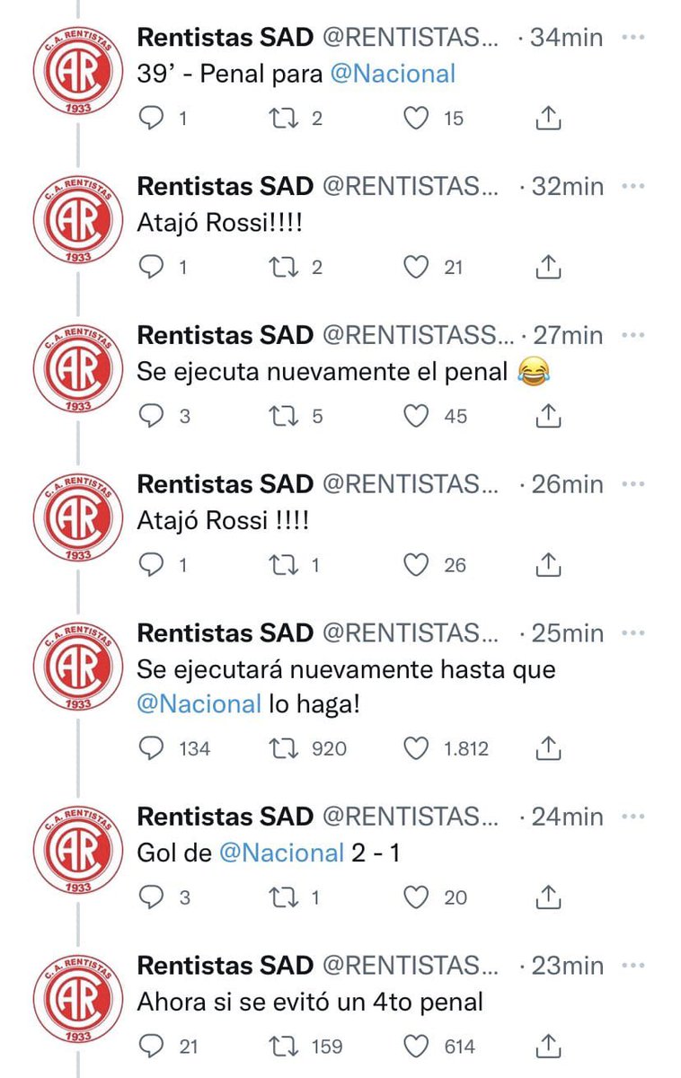 WilsonMendez86's tweet photo. La Comisión Disciplinaria de @AUFOficial le abrió un expediente a @RENTISTASSAD por unos tuits irónicos. Pobre bicho colorado, encima que es perjudicado por los errores arbitrales, se tiene que bancar esto. Podrían mejorar algunos jueces en vez de denunciar pequeñeces https://t.co/DgVFOO7AiF