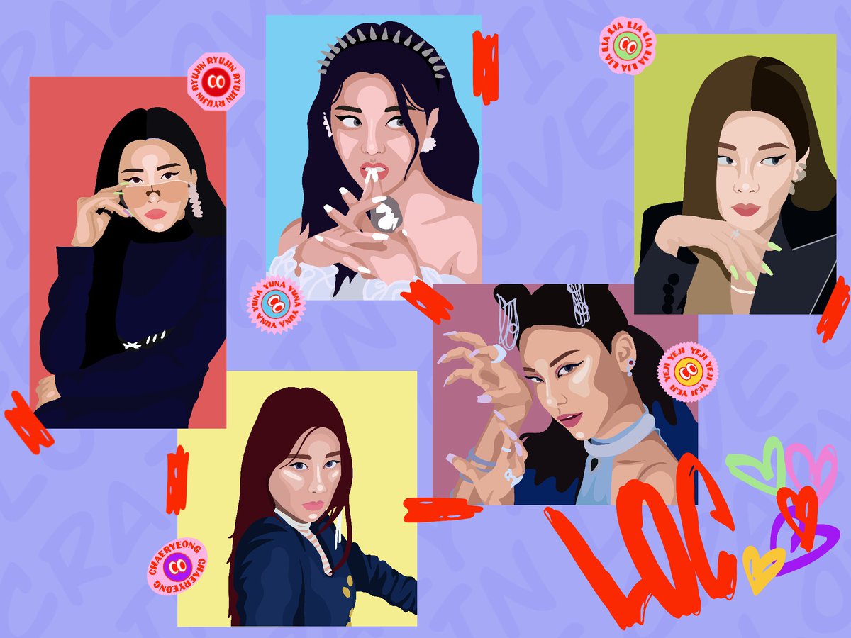 __clare_bear__'s tweet photo. IM LATE I KNOW BUT I STILL THINK ITS KINDA GOID ANYWAYS ENJOY THE KINDA AVERAGE FANART 💜💜💜 #ITZY #ITZY_LOCO #itzy_lococomeback https://t.co/KfGRrvrtaH