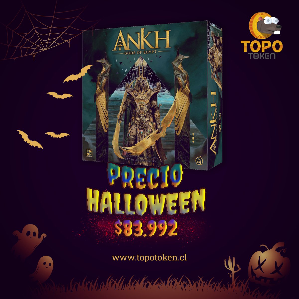 TopoToken's tweet photo. 🎃🎃Ofertas de Halloween!🎃🎃🎃

👻👻👻Ingresa a nuestra página https://t.co/Jr6p8EcFU6 y en la sección Halloween encontrarás todos los descuentos, 10% - 20% de descuento! 👻👻👻

🧛‍♂️🧟Envíos a todo Chile 🕷🕸 y retiro en Tienda 🧛‍♂️🧟‍♀️ https://t.co/etrwFvEdWf
