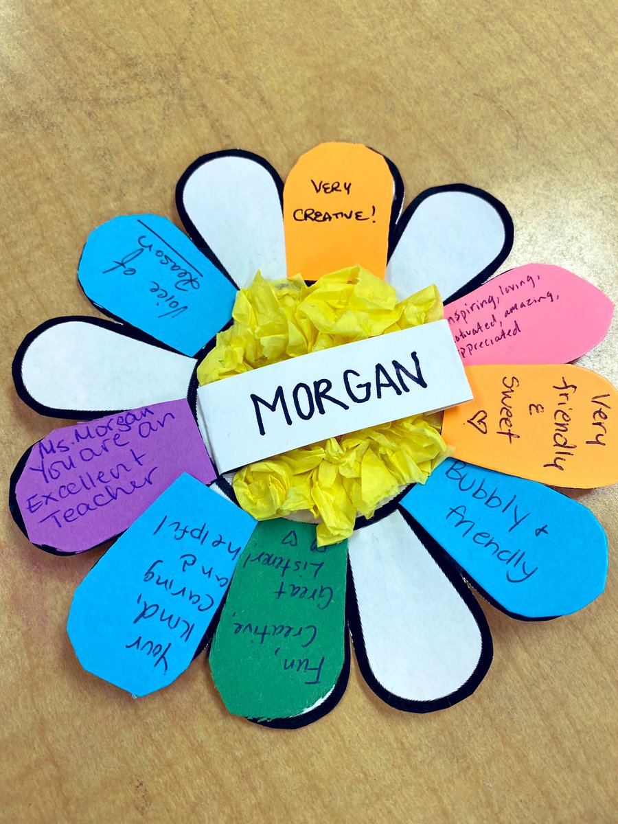 Sweet team-building activity this month! Check on your teacher friends!