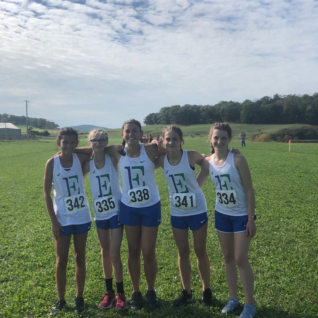 EJHS_Athletics's tweet photo. Congratulations to our Girls Cross Country team for qualifying for State!!
They will be competing this Friday at the State Meet! 🐆 #GoBigE https://t.co/sKQBq7wFgx