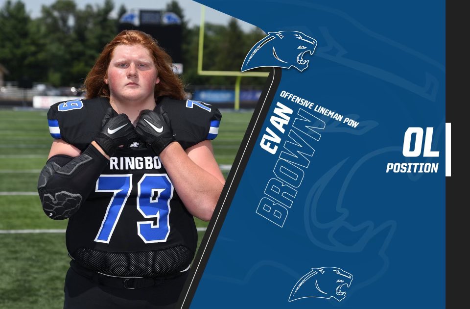 Offensive Lineman of the Week vs Miamisburg <a href="/brownevan2779/">Evan Brown</a>
