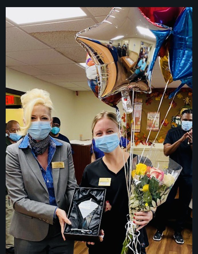 JenniferMaya7's tweet photo. Congratulations to Emily, @RehabSynergies SLP of the Year! A wonderful #team member since 2018! https://t.co/zQEOKbFhNu