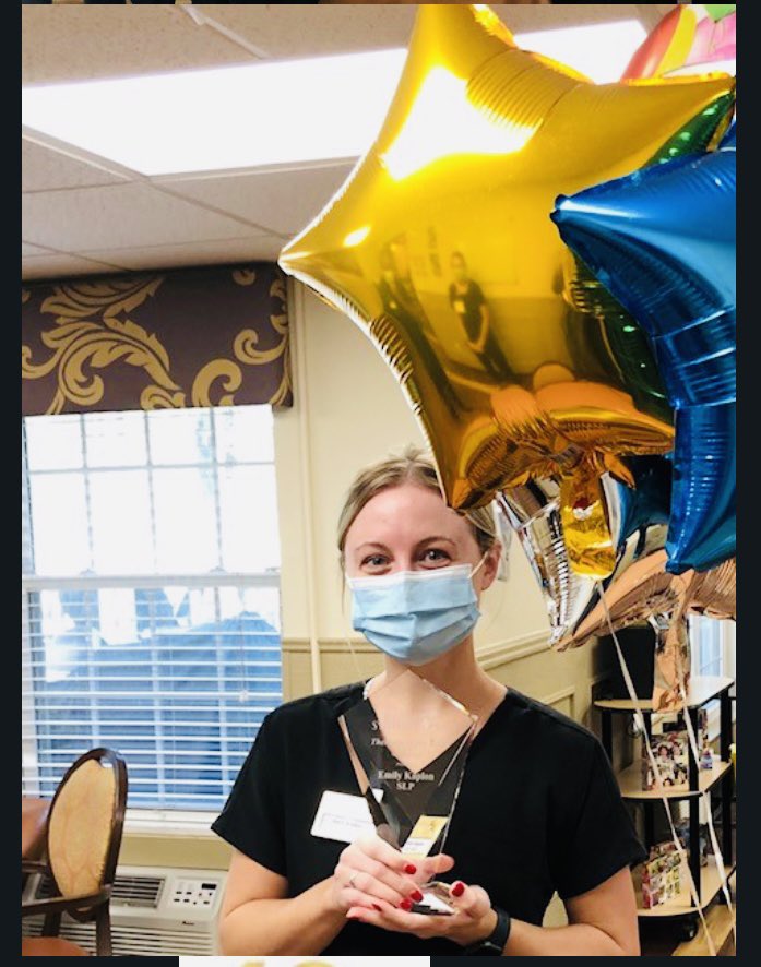 JenniferMaya7's tweet photo. Congratulations to Emily, @RehabSynergies SLP of the Year! A wonderful #team member since 2018! https://t.co/zQEOKbFhNu
