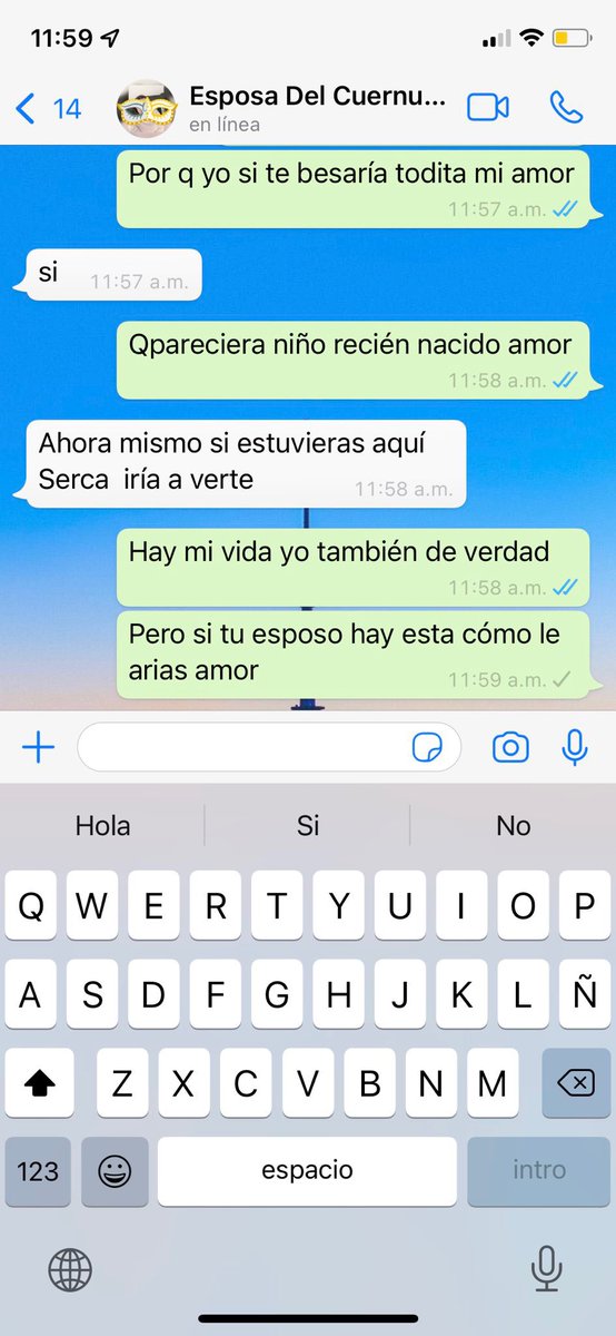 Que le estaría diciendo?