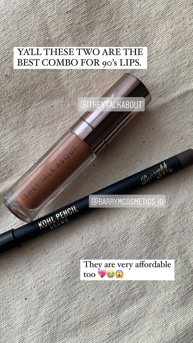 larascream's tweet photo. Finally got @BarryMCosmetics chocolate lip liner. So pretty. I paired it with They Talk About Lipquid shade Sandstone https://t.co/F4vOc9YZYe