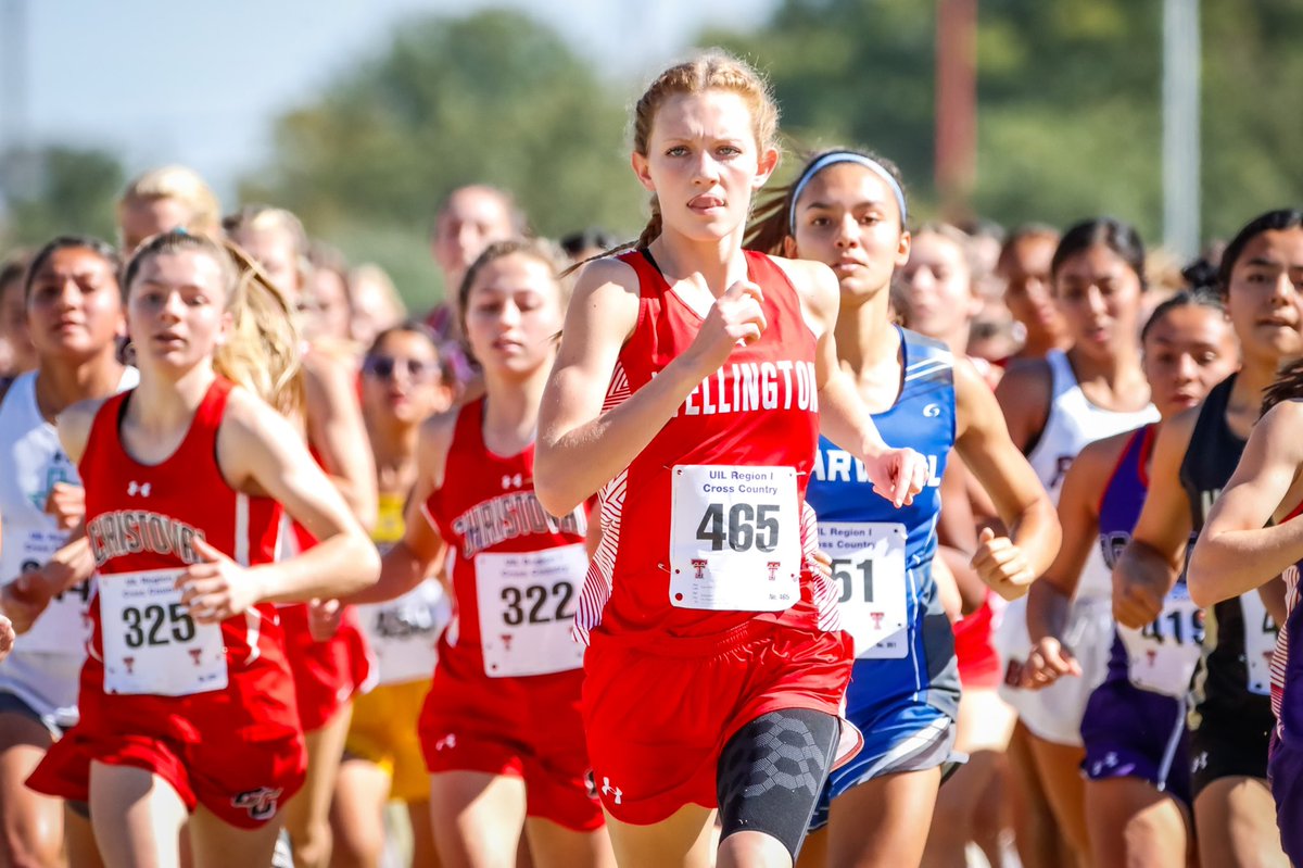 Congrats to Kyla Kane for winning the regional meet today.  She is the back to back to back to back regional champ. Super Proud if her. #runforeachother