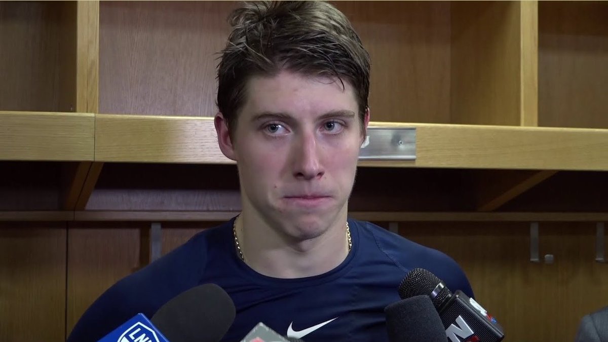 torontobaghead's tweet photo. Meek Mitch Marner -1 through two periods.
#MarnerWatch #LeafsForever https://t.co/NR5SQx6nrV