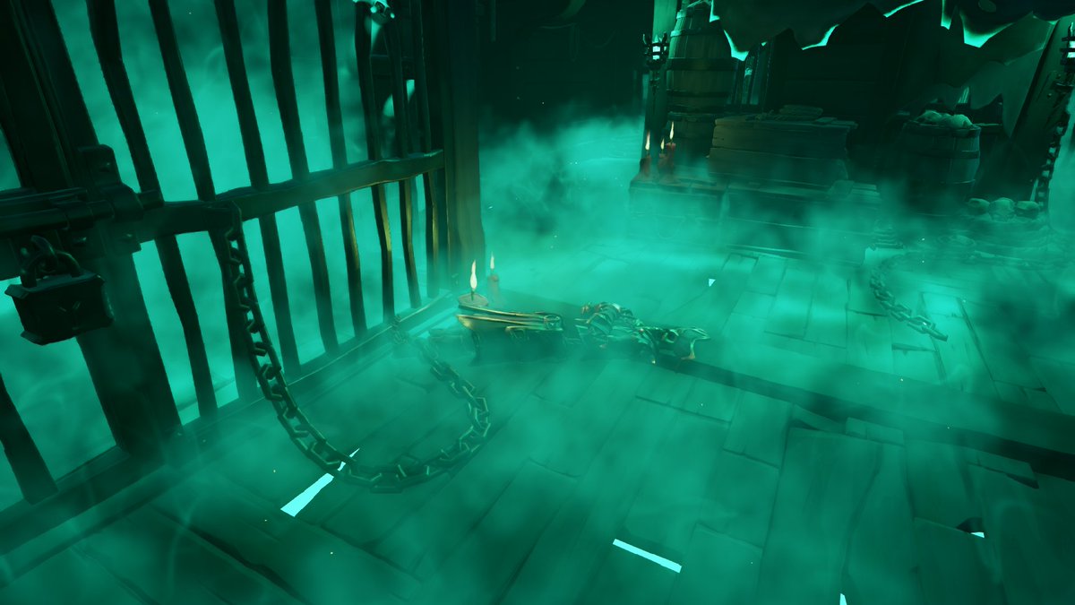 Mad_Ecra's tweet photo. #SoTShot #SeaOfThieves @SeaOfThieves 
spooky times on the ferry of the damned https://t.co/Dtp5PTadW7
