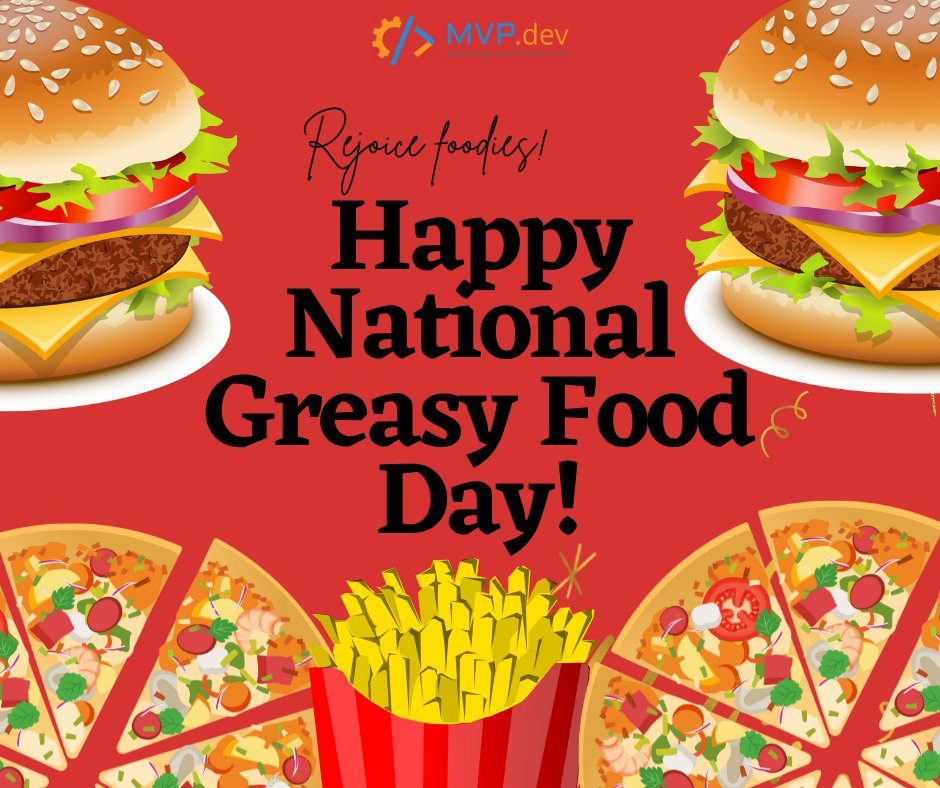 MVPdev_nocode's tweet photo. Although not the healthiest of choices, every once in a while, it is okay to enjoy some greasy food.ย ย From fried chicken, pizza, nachos, and french fries to bacon and hash brown potatoes, we all like a treat in our regular diet.ย
#GreasyFoodsDay #DietCheatDay https://t.co/iMETxN0udd