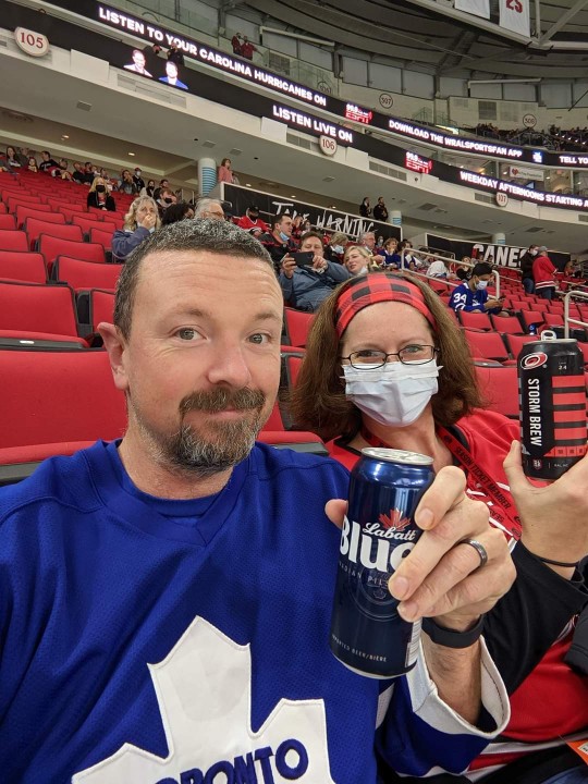 CoachCammi's tweet photo. Canada vs Carolina @Tiburon2674 @Canes #LetsGoCanes #housedivided https://t.co/5hIfWyl5nr