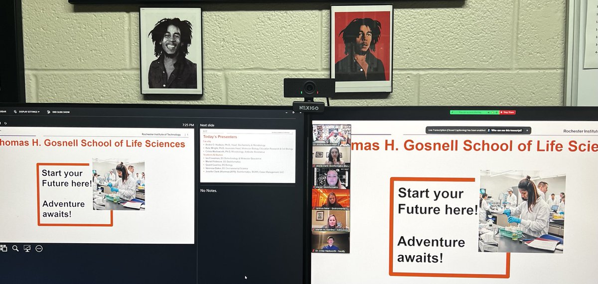 HudsonLabRIT's tweet photo. Excellent Thomas H. Gosnell School of Life Sciences Virtual Open House! Thank You @RITAdmissions @RITGSOLS @RITscience! #Biology #EnvironmentalScience #Bioinfo&CompBio #Biotech&MolBioSci #UGResearch #Co-op #ActiveBasedLearning https://t.co/8aRxST16Ij