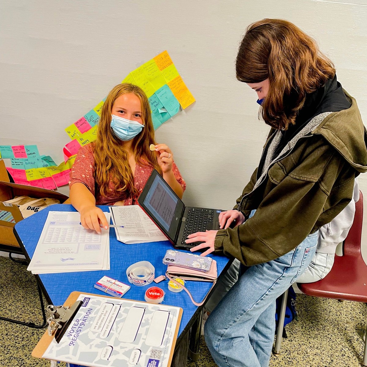 TheCivicsCenter's tweet photo. High School Voter Registration Week 2021 was another huge success! We are spotlighting students across the country who joined us and preregistered their peers ⭐ https://t.co/rh4W1Wz6l0