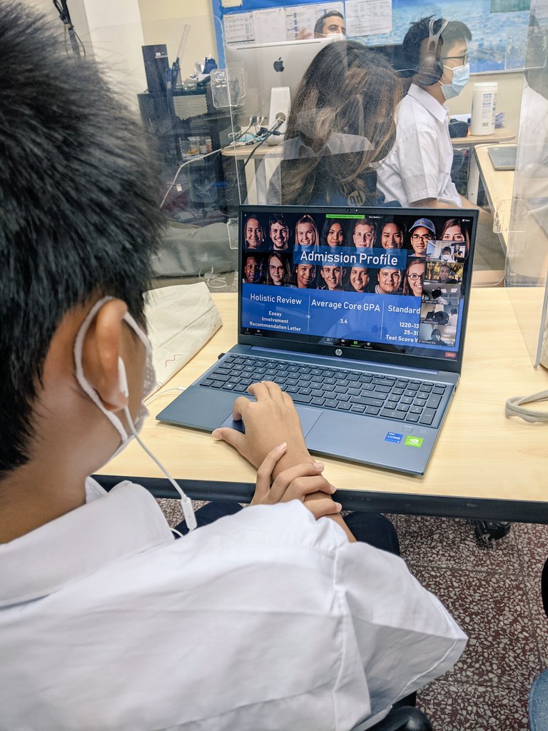krisbumpus's tweet photo. AIS MaiaLearning https://t.co/CF5tebC9c6 Fair @aishongkong is live! We are thrilled to host 52 universities from across the globe and 10 participating secondary schools from Hong Kong. Thanks to all for supporting our students as they plan for their future #redbrick125 https://t.co/Bs10ndDRS5