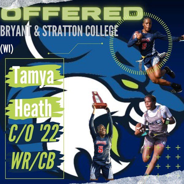 Blessed to be the first female in the @Cen10flag program to receive an offer from <a href="/BSCFlagFootball/">BSC Women's Flag Football WI</a> <a href="/garlandheath19/">Garland Heath</a>