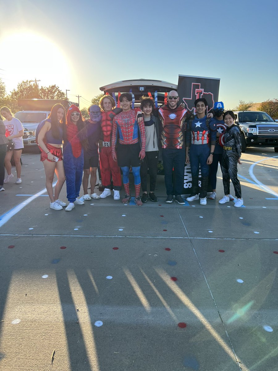 Liberty Swim trunk-or-treating.