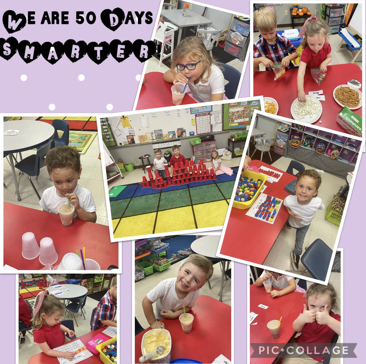 cararussell18's tweet photo. We ROCKED our 50th Day of School! Coke Floats, 50 item trail mix, dancing and lots of counting FUN! ⁦@RossvilleAcad⁩ #rcalearns https://t.co/FtZj9EeH0S