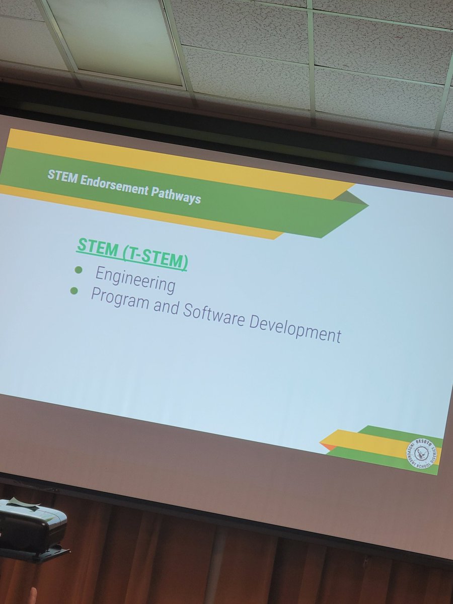 CounselorsDeisd's tweet photo. It's almost time for #courseselections!! Our students have the opportunity to experience so much through their chosen endorsement
@DeSotoISDCTE @desotoisdengage https://t.co/c0vy5aJiWl