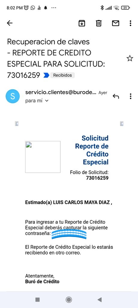 luiscmd94's tweet photo. @BurodeCreditoMX Me ha llegado un correo de servicio.clientes@burodecredito.com.mx, pero en ningún momento he solicitado esto,ni mucho menos a la hora que llegó el correo,¿cómo puedo verificar si es algún tipo de fraude o si alguien está tratando de robarme alguna información?1/2 https://t.co/73rJvKDHeq