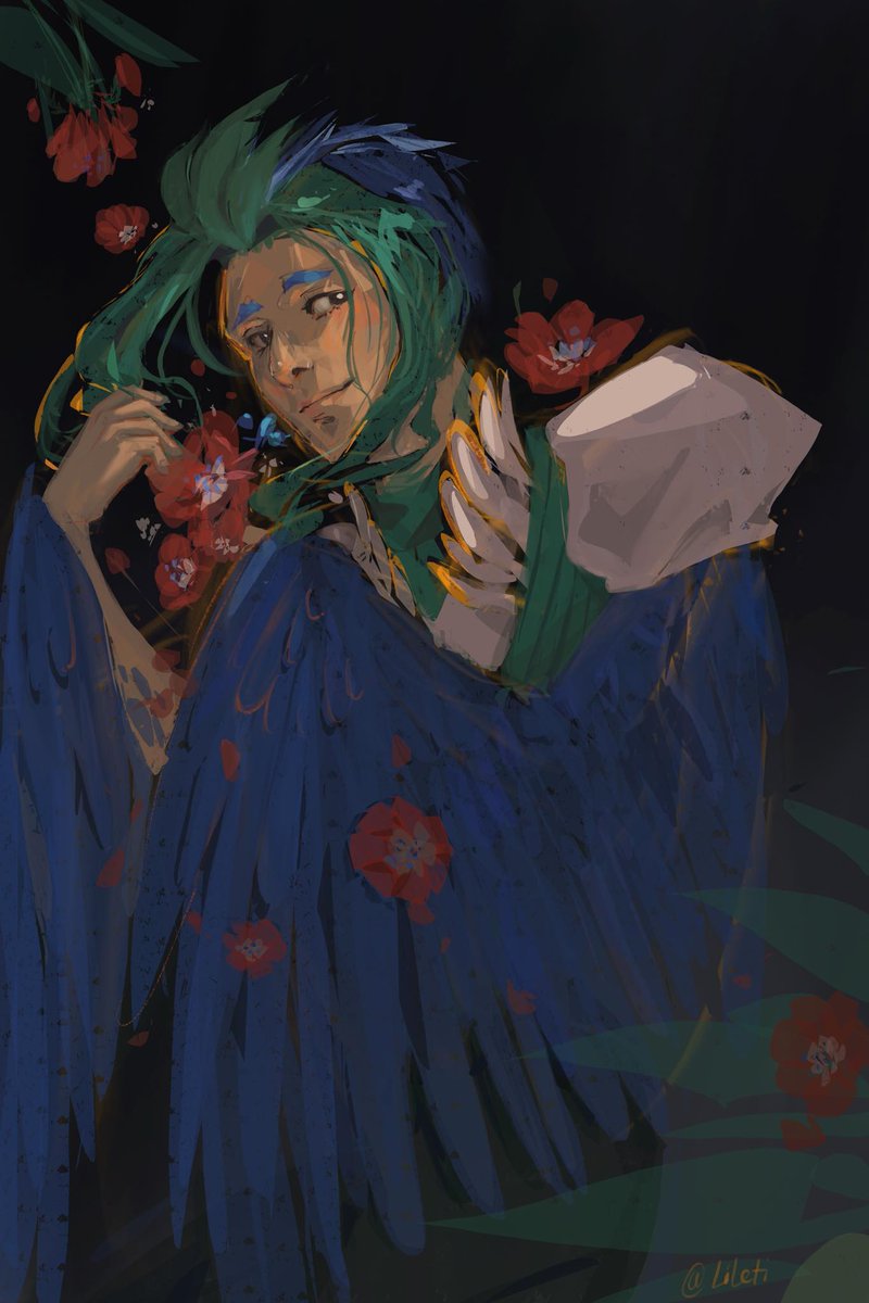 liletiart's tweet photo. is #originalcharacter trending? Gotta share my boy. His name is Aell and he's an Avian bard/archer. I have had him since 2017 in this original RPG (Tales of Elzeth) and I still love him as much as the beginning, maybe even more🥰 https://t.co/hVBH36LXKs