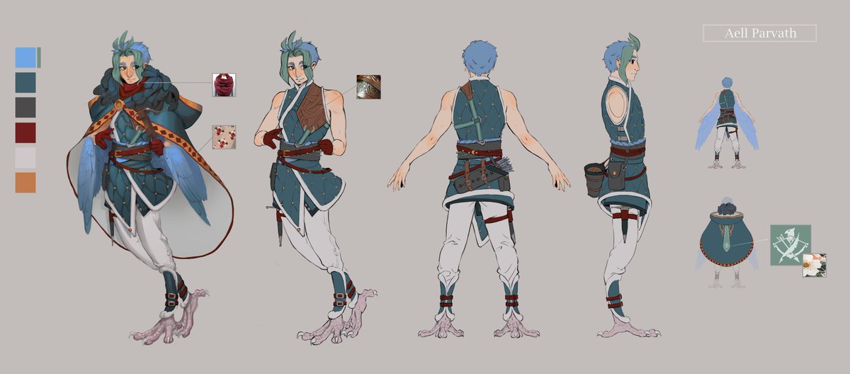 liletiart's tweet photo. is #originalcharacter trending? Gotta share my boy. His name is Aell and he's an Avian bard/archer. I have had him since 2017 in this original RPG (Tales of Elzeth) and I still love him as much as the beginning, maybe even more🥰 https://t.co/hVBH36LXKs