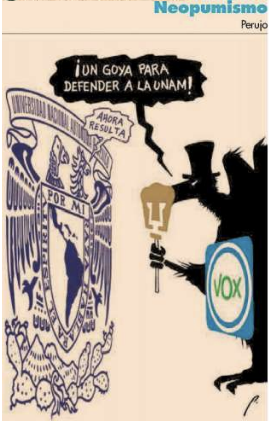 Qué buen cartón del máster Perujo. #UNAM