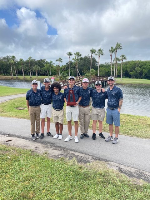 SportsCalvary's tweet image. Congratulations to the  boy’s golf team!For the first time in five years, they advance to Regionals as the District Runner-Up! Andrew Whittington led the team with an 80. For the girls, Rebecca Davis and Ava Planeta qualified for Regionals placing in the top three! #WeAreWarriors