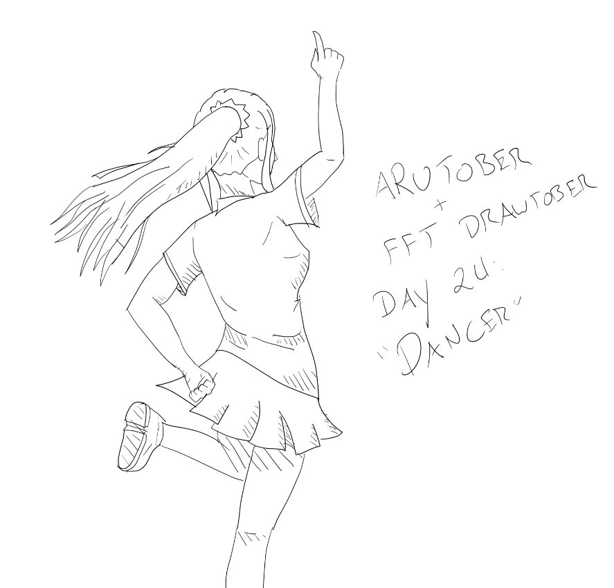 epicmegapix's tweet photo. #arutober #drawtober #honshouaru #hitoribocchi Day 24: "Dancer" - my first fully digital Aru. Didn't use a reference so proportions are fucked and I'm still dog shit at using this tablet but here she is https://t.co/YfuH6YJ3k2