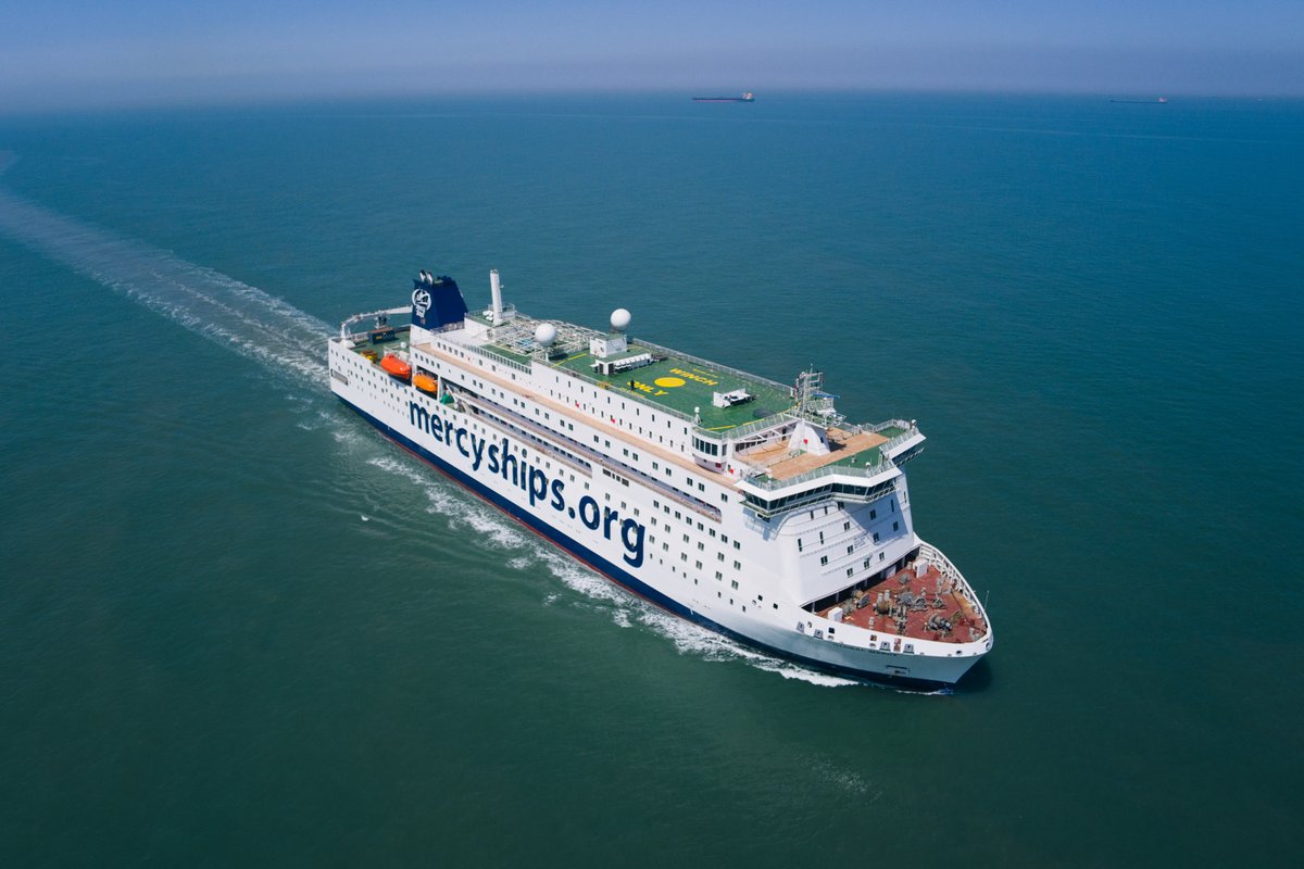 MercyShips's tweet photo. Our satellite partner Intellian @Intellian worked with us to come up with creative solutions in the face of countless obstacles, upgrading our antenna system onboard the #AfricaMercy and installing a brand new one on the #GlobalMercy. 
#ThankYou
#Partnership
#Intellian https://t.co/EfBkfZMgjA