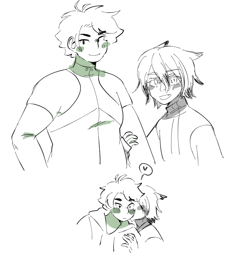 as for genbu i think he's dating dex 