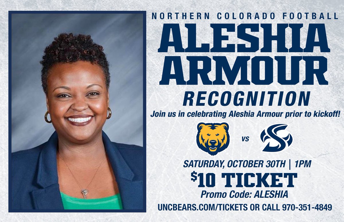 Come and Support!!! Thank you University of Northern Colorado ❤️❤️❤️ Go Bears!!!