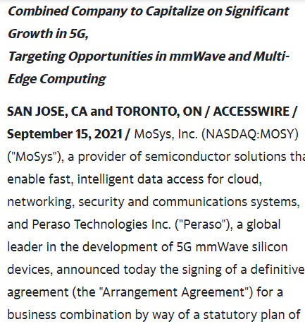 JeffTheOmega1's tweet image. $MOSY

I really like this 7.6m floater Has merger coming up with Peraso Technologies 
Todays was impressive on avg vol