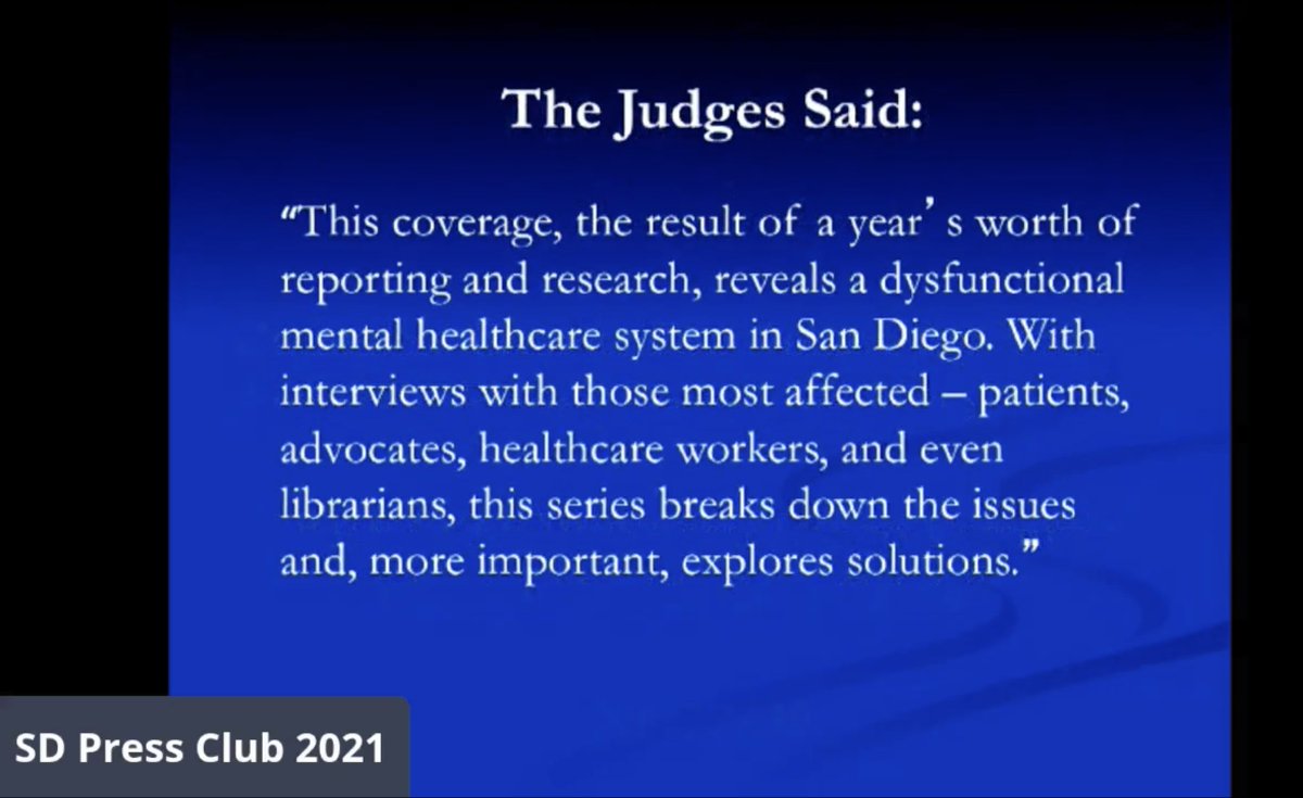 Best of Show winners in the TV/Online Video Category goes to <a href="/catherineNBCSD/">Catherine Garcia</a> @tomjonesNBC @rafaelavitabile Jay Yoo &amp; Armando Flores at <a href="/nbcsandiego/">NBC 7 San Diego</a>  #jawards2021