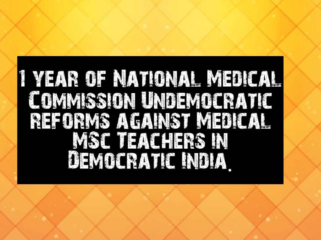 nmmtwo's tweet photo. Revert the @NMC_IND decision against #MedicalMScTeachers of India @MoHFW_INDIA @PMOIndia @rashtrapatibhvn @narendramodi @LiveLawIndia @mansukhmandviya @OfficeOf_MM @DrBharatippawar @DghsIndia @PrinSciAdvGoI @BJP4India @JPNadda @OfficeofJPNadda @BJYM @ABVPVoice @AmitShahOffice /35 https://t.co/tUq6qmnRbg
