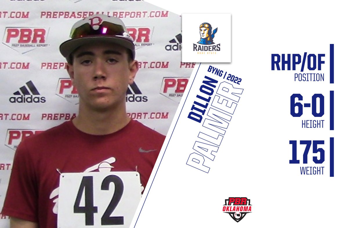 PrepBaseballOK's tweet photo. RHP/OF Dillon Palmer (Byng, 2022) commits to Rose State 

@thedilly14 
@Byng_Baseball 
@RSC_Baseball 

👤 PROFILE: https://t.co/o8w4rSN8WZ https://t.co/lRfERM5fXV