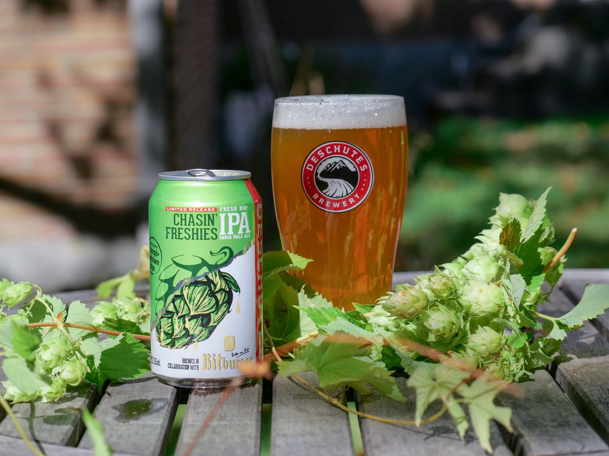 Recognizing a lack of @deschutesbrewery fresh hops, by us, we present these two, Grower Direct with <a href="/clsfarms/">CLS Farms</a> and Chasin’ Freshies with <a href="/Bitburger/">Bitburger</a>.