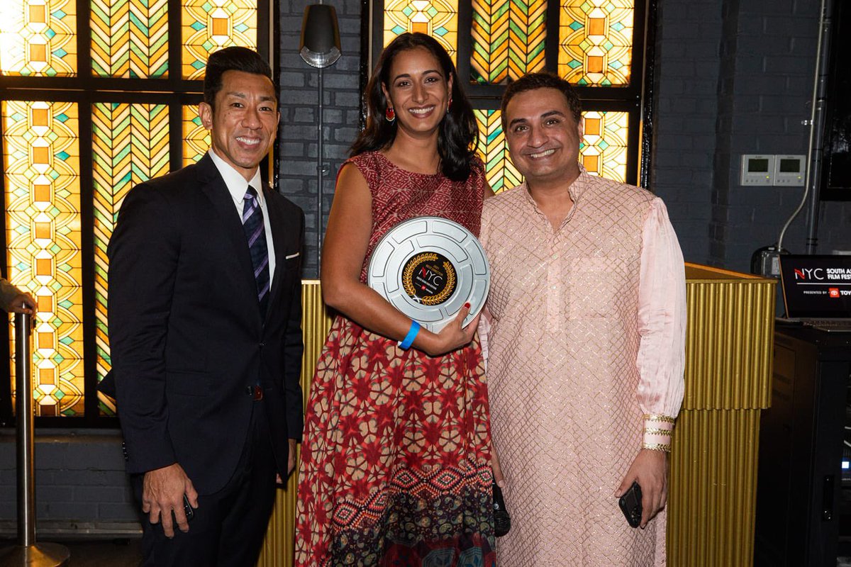 Jitin Hingorani (@nycsaff) on Twitter photo 3rd <a href="/NYCSAFF/">Jitin Hingorani</a> Awards, Presented by <a href="/Toyota/">Toyota USA</a>: Best Film - MEHRUNISA by <a href="/1stSandeepKumar/">Sandeep Kumar</a>; Best Actor - <a href="/teshrajan/">Ritesh Rajan</a> for DEFINITION PLEASE; Best Actress - late #FarrukhJaffar; Best Short - BAREFOOT EMPRESS by <a href="/TheVikasKhanna/">Vikas Khanna</a> & Best Director - <a href="/shetanifilms/">Geeta Malik</a> for #indiasweetsandspicesmovie 3rd <a href="/NYCSAFF/">Jitin Hingorani</a> Awards, Presented by <a href="/Toyota/">Toyota USA</a>: Best Film - MEHRUNISA by <a href="/1stSandeepKumar/">Sandeep Kumar</a>; Best Actor - <a href="/teshrajan/">Ritesh Rajan</a> for DEFINITION PLEASE; Best Actress - late #FarrukhJaffar; Best Short - BAREFOOT EMPRESS by <a href="/TheVikasKhanna/">Vikas Khanna</a> & Best Director - <a href="/shetanifilms/">Geeta Malik</a> for #indiasweetsandspicesmovie