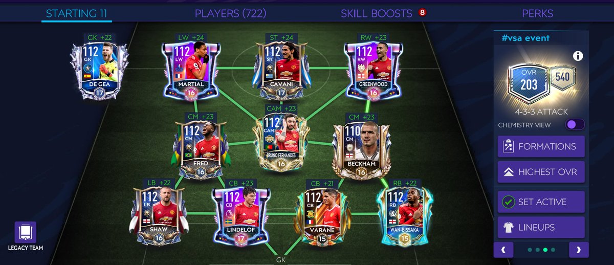 AbsolutRizki's tweet photo. A little change but 'big upgrade' for my #mufc team, burn the big fridge statue for #Varane 💪🏽 #MUFC @theRejectsFM @GSTARFIFA @Muschel74 @Joost1055 @FMChrisJC @djmixfoo @Ironman40447307 @PandaPlayz_09 @SGamerFIFA #themesquadbuilders #themesquad https://t.co/d1fCITbjUk