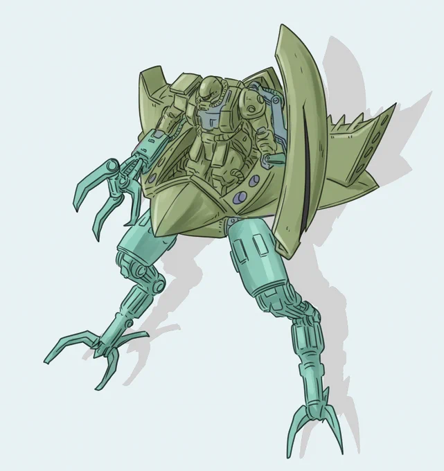 バウンドドック式に変形するビグロです 