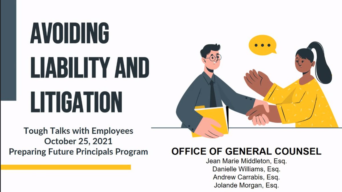 carlene_millen's tweet photo. Session 3 Preparing Future Principals Program | Our attorneys provided our future principals with real scenarios and tips for avoiding liability and litigation.  
#TopTalentGrowsHere
#LearningLeadingAndGrowingTogether https://t.co/IszRjRJPZB