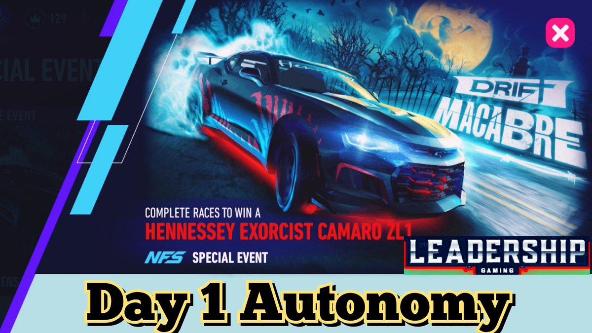 LeadershipGami1's tweet photo. #nfsnl #needforspeednolimits

#needforspeed #cars #carracing #ea #electronicarts #nolimits #gaming #mobilegame #firemonkeys #mobileracing #blackridge #halloween #fangoria #hennesseyexorcist #hennessey #lamborghiniessenza #lamborghini #hondacrxsir #honda #uirefresh https://t.co/Vb1cY1pGvw