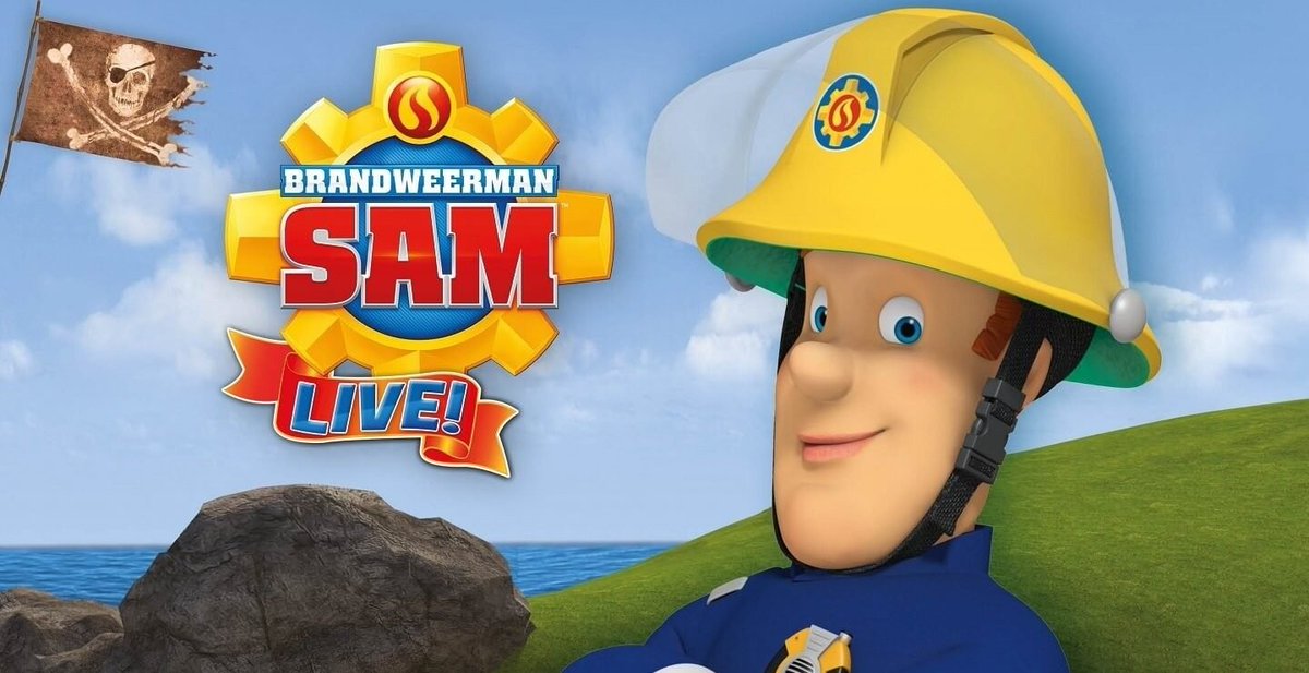 Jonge theaterbezoekers opgelet! Op 6 november staat Brandweerman Sam live in het Posthuis Theater. Hij is dan te zien met zijn voorstelling 'De verloren piratenschat'.