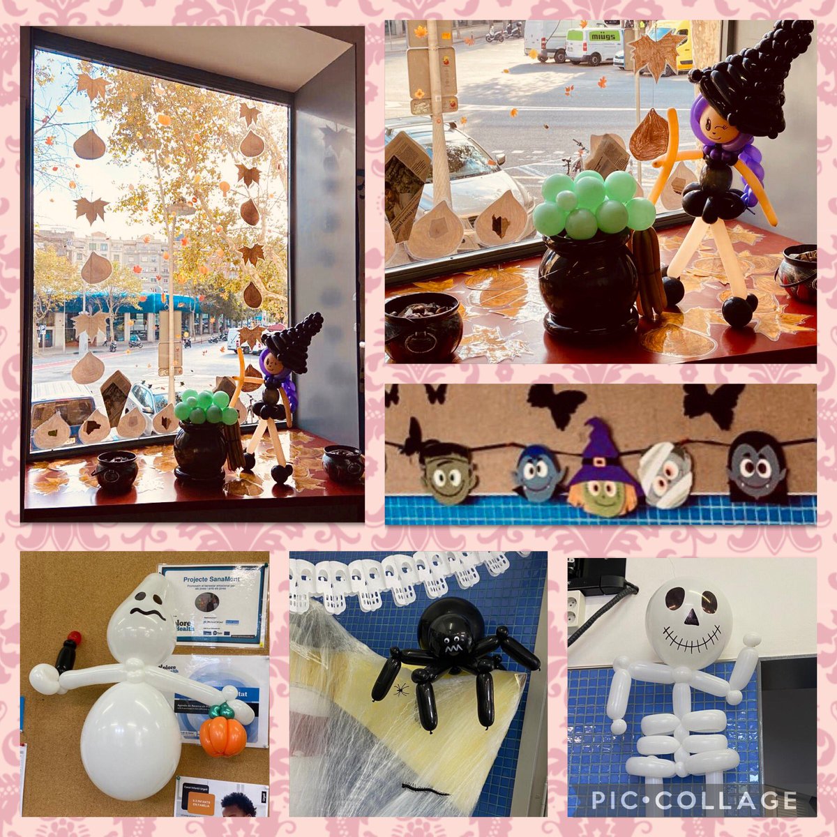 Castanyes, bruixes i fantasmes han arribat a l’@IE_Londres.  Durant la setmana gaudirem plegats de les tradicions de la tardor. 🍂🌰🍁

Gràcies a @fiestadelaury ,mare de l’escola, que ha fet possible que puguem gaudir d’aquestes fantàstiques decoracions. 🎃👻🧙‍♀️